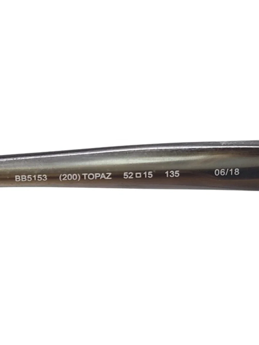 Bebe Eyeglasses Frame BB5153 200 Topaz 52-15 135 with Swarovski Crystals